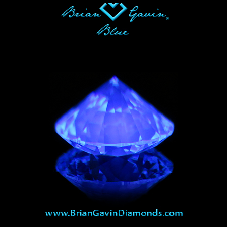 1.052 H VS2 Blue Round fluorescence