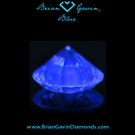 1.040 H VS2 Blue Round fluorescence