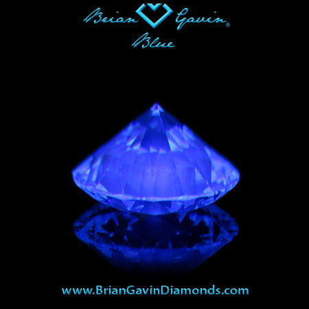 1.878 J VS1 Blue Round fluorescence