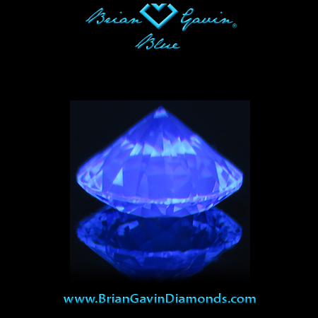 0.973 H VS1 Blue Round fluorescence