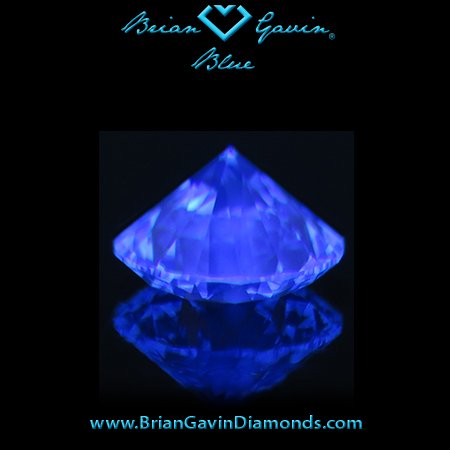 1.022 H VS2 Blue Round fluorescence