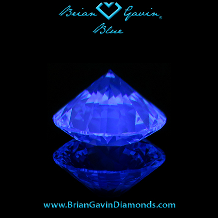 1.341 I VS2 Blue Round fluorescence