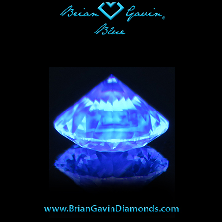 0.813 H VS1 Blue Round fluorescence