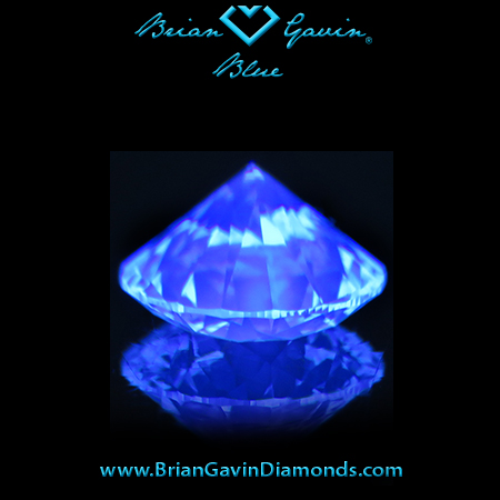 1.151 J VS1 Blue Round fluorescence