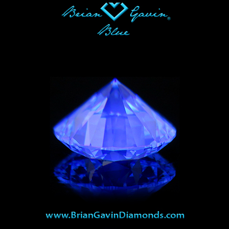 1.323 I VS1 Blue Round fluorescence