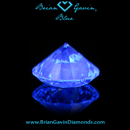 1.223 I VS2 Blue Round fluorescence