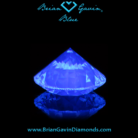 1.840 L VS1 Blue Round fluorescence