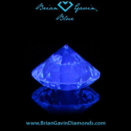 2.752 K VS1 Blue Round fluorescence