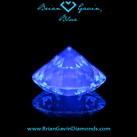 1.551 K VS1 Blue Round fluorescence