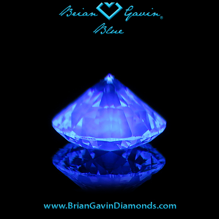 1.087 J VS1 Blue Round fluorescence