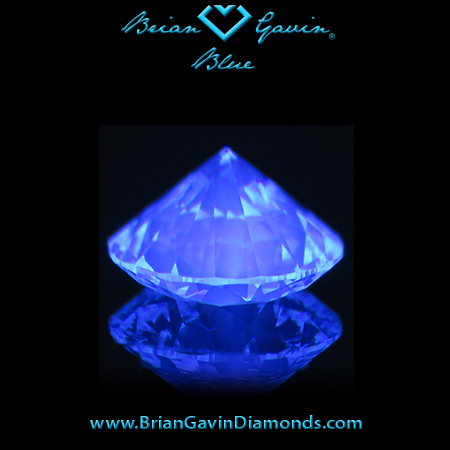 1.264 I VS1 Blue Round fluorescence
