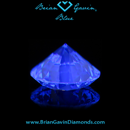 1.450 I VS1 Blue Round fluorescence