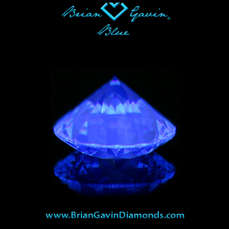 1.027 I VVS2 Blue Round fluorescence