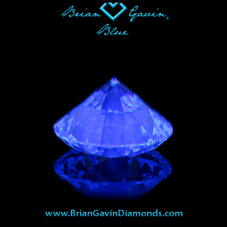 1.135 J VS1 Blue Round fluorescence