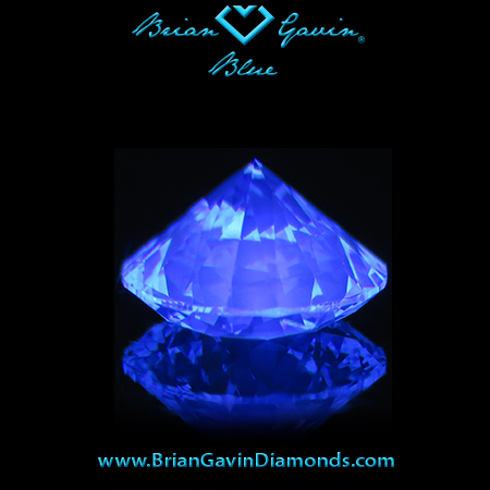 1.626 H VS2 Blue Round fluorescence