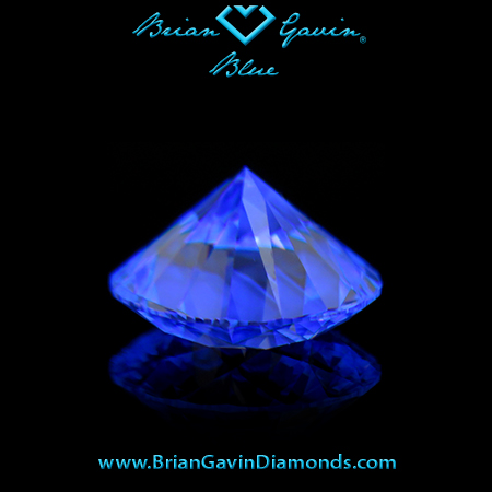 3.090 I VS2 Blue Round fluorescence