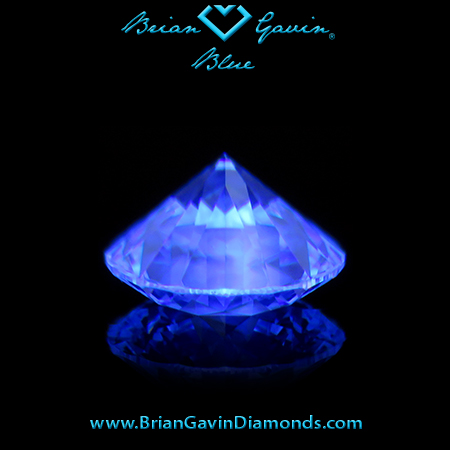 1.146 J VS1 Blue Round fluorescence