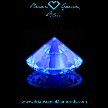 1.284 K VS1 Blue Round fluorescence