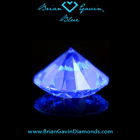 1.323 J VS1 Blue Round fluorescence