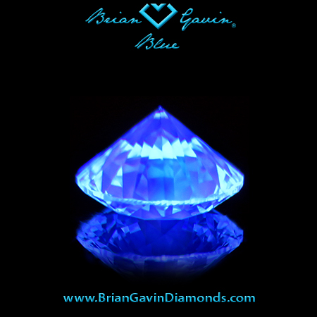 1.060 K VS1 Brian Gavin Blue Round fluorescence