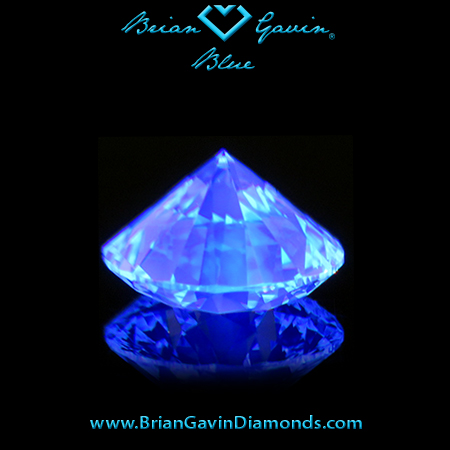 1.092 I VVS2 Blue Round fluorescence