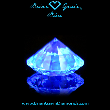 0.715 D VVS1 Brian Gavin Blue fluorescence