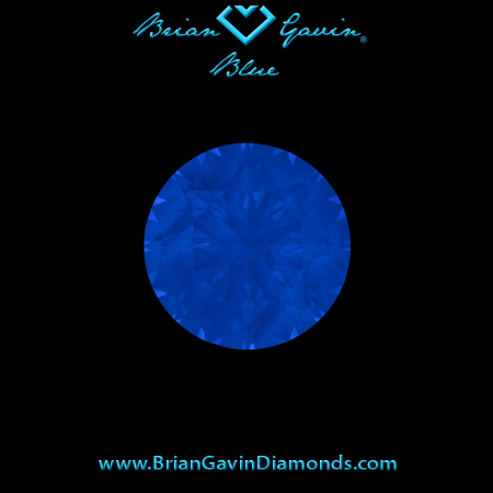 0.58 G VS1 Brian Gavin Blue Round fluorescence