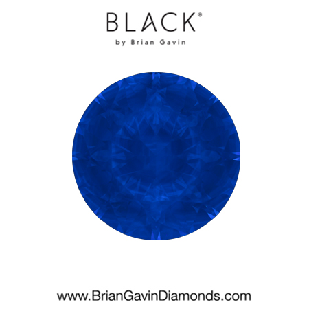 1.77 G VS2 Black by Brian Gavin Round fluorescence