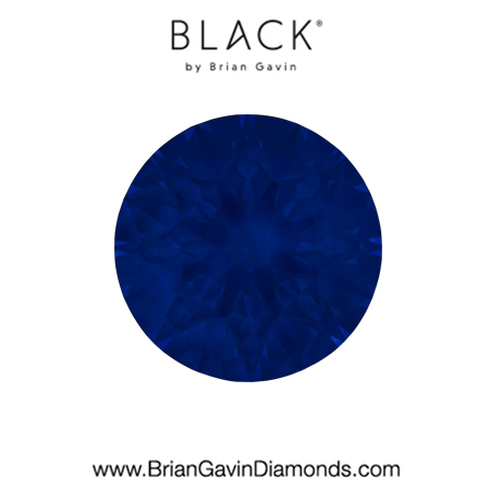 1.06 E VS2 Black by Brian Gavin Round fluorescence