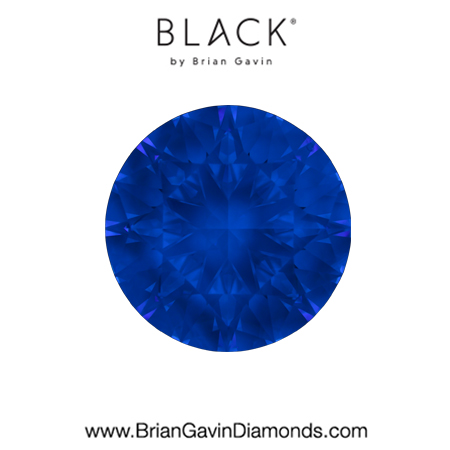 1.74 D VVS1 Black by Brian Gavin Round fluorescence