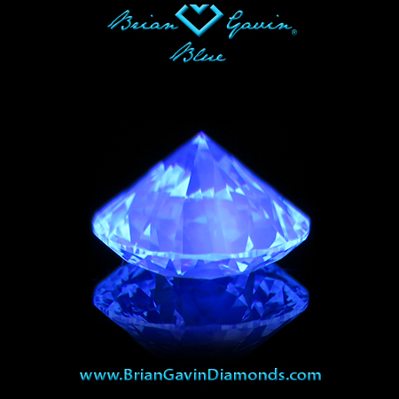 1.130 H VS2 Blue Round fluorescence