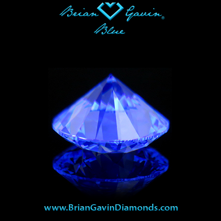 1.327 G VS1 Blue Round fluorescence