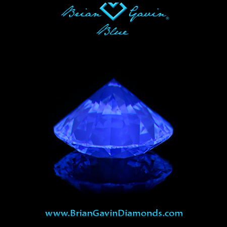 3.178 L VS1 Blue Round fluorescence