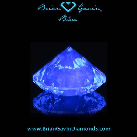1.068 H VS2 Blue Round fluorescence