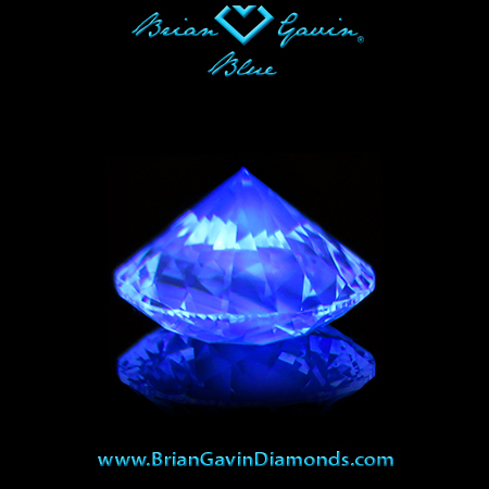 1.083 I VVS2 Blue Round fluorescence