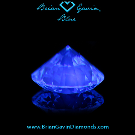 1.265 J VS1 Blue Round fluorescence