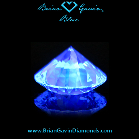 1.088 I VVS2 Blue Round fluorescence