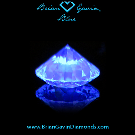 0.537 G VS2 Blue Round fluorescence