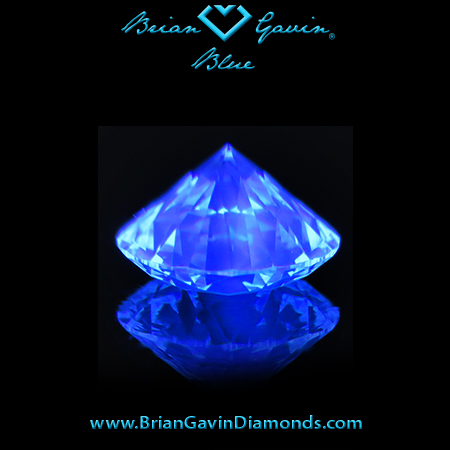 0.788 H VVS1 Blue Round fluorescence