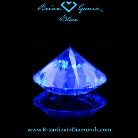 1.022 G VS2 Blue Round fluorescence