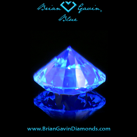 0.343 J VS1 Blue Round fluorescence