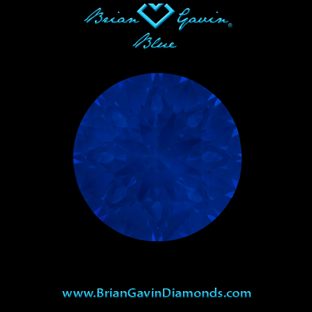 2.00 F VS1 Brian Gavin Blue Round fluorescence