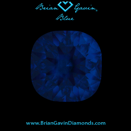 1.5 I VVS2Brian Gavin Blue Cushion fluorescence