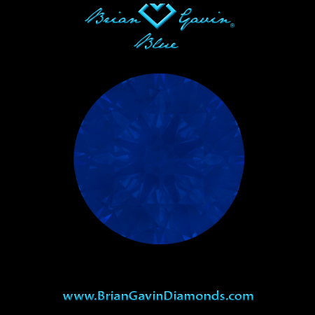 1.68 I VS1 Brian Gavin Blue Round fluorescence