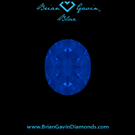 0.5 F SI2 Brian Gavin Signature Oval fluorescence