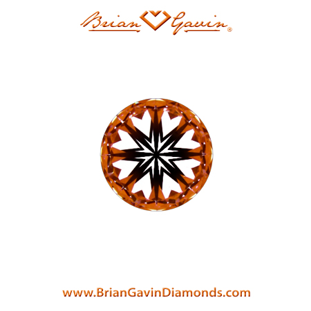 0.391 I SI1Brian Gavin Signature Round hearts