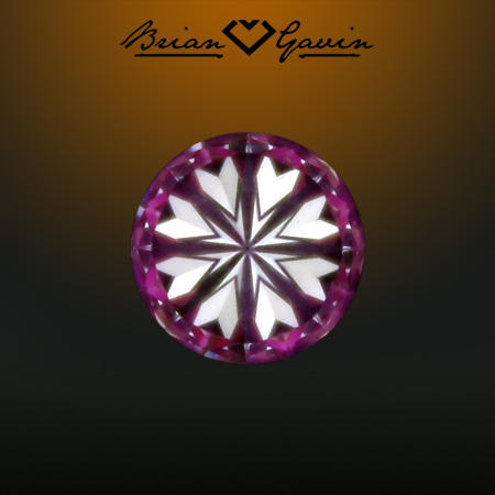 0.856 H VS1 Signature Round hearts