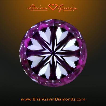 0.902 F VVS2 Signature Round hearts