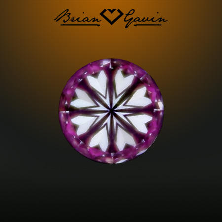 0.563 F VS2 Signature Round hearts