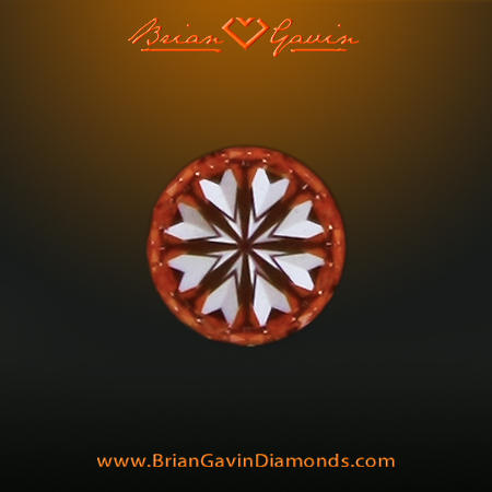 0.577 F SI1 Signature Round hearts